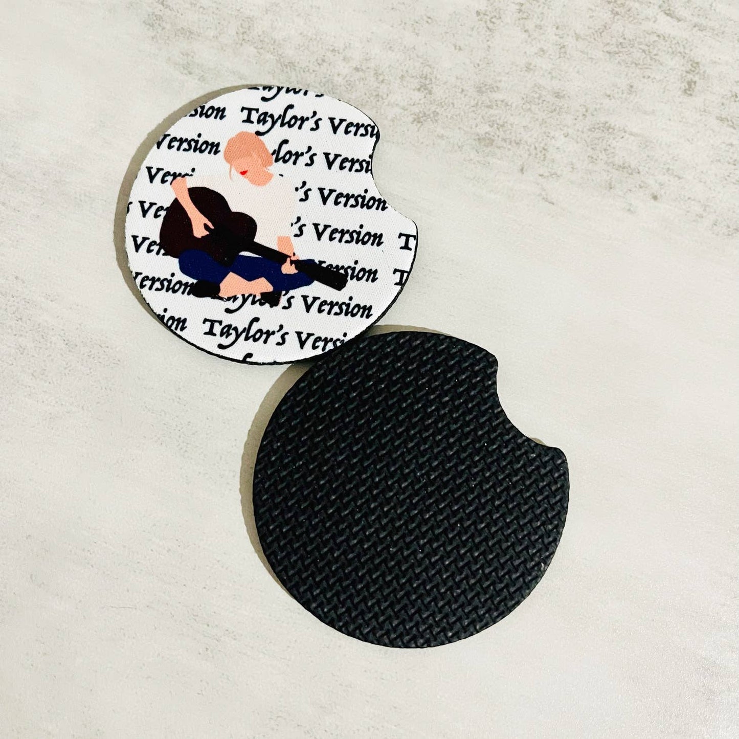 Taylor Red Album Inspired Design Car Coasters