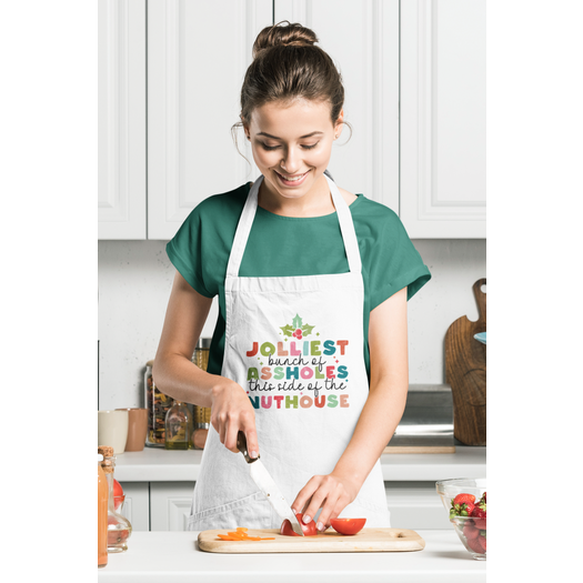 Jolliest Bunch Of A$$holes Color Print Apron
