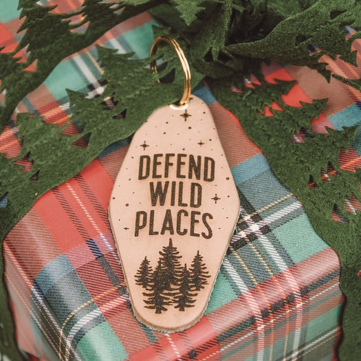 Defend Wild Places Keychain