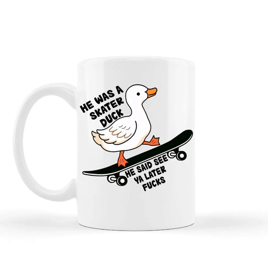 Skater Duck Mug