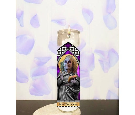 Beetlejuice Parody Illustration Saint Candle