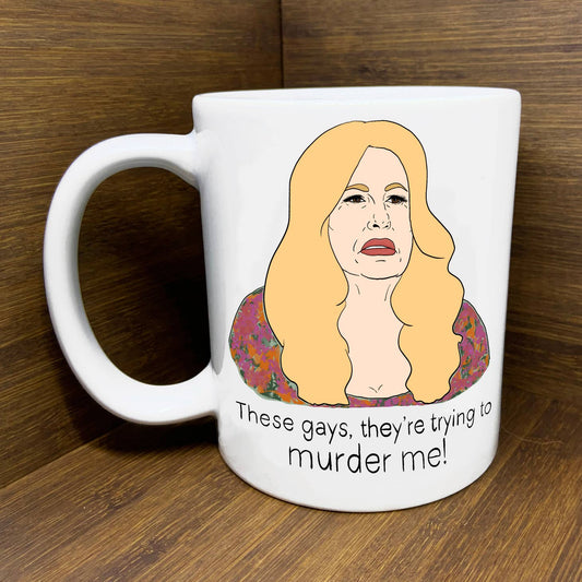 Tanya and The Gays Mug