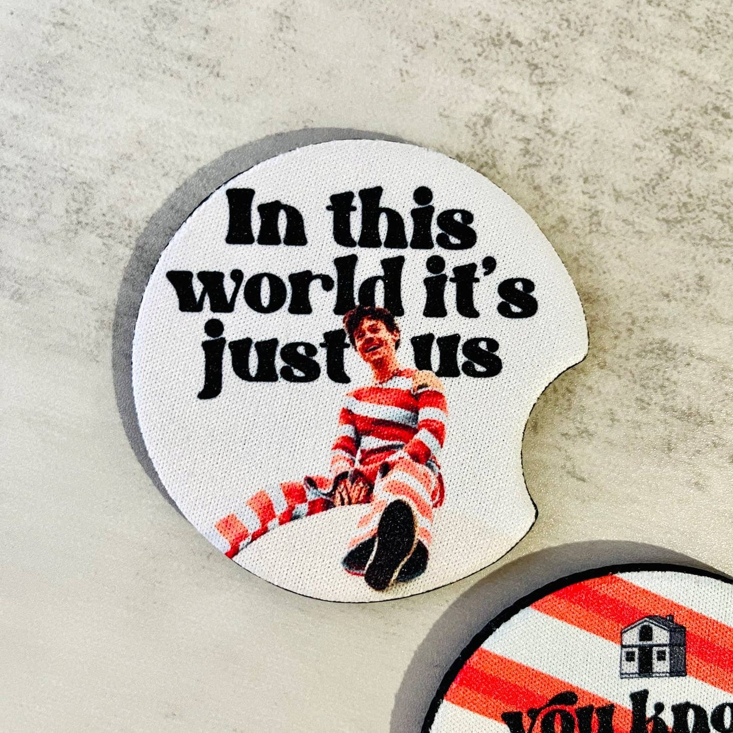 Harry As It Was Design Car Coasters