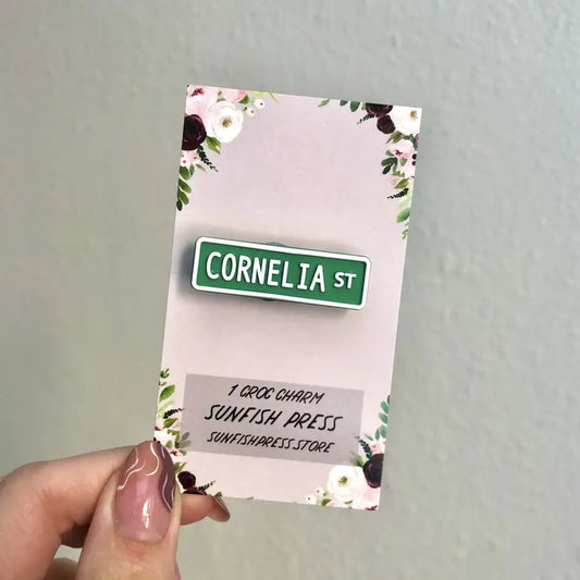 Taylor Cornelia Street Shoe Charm