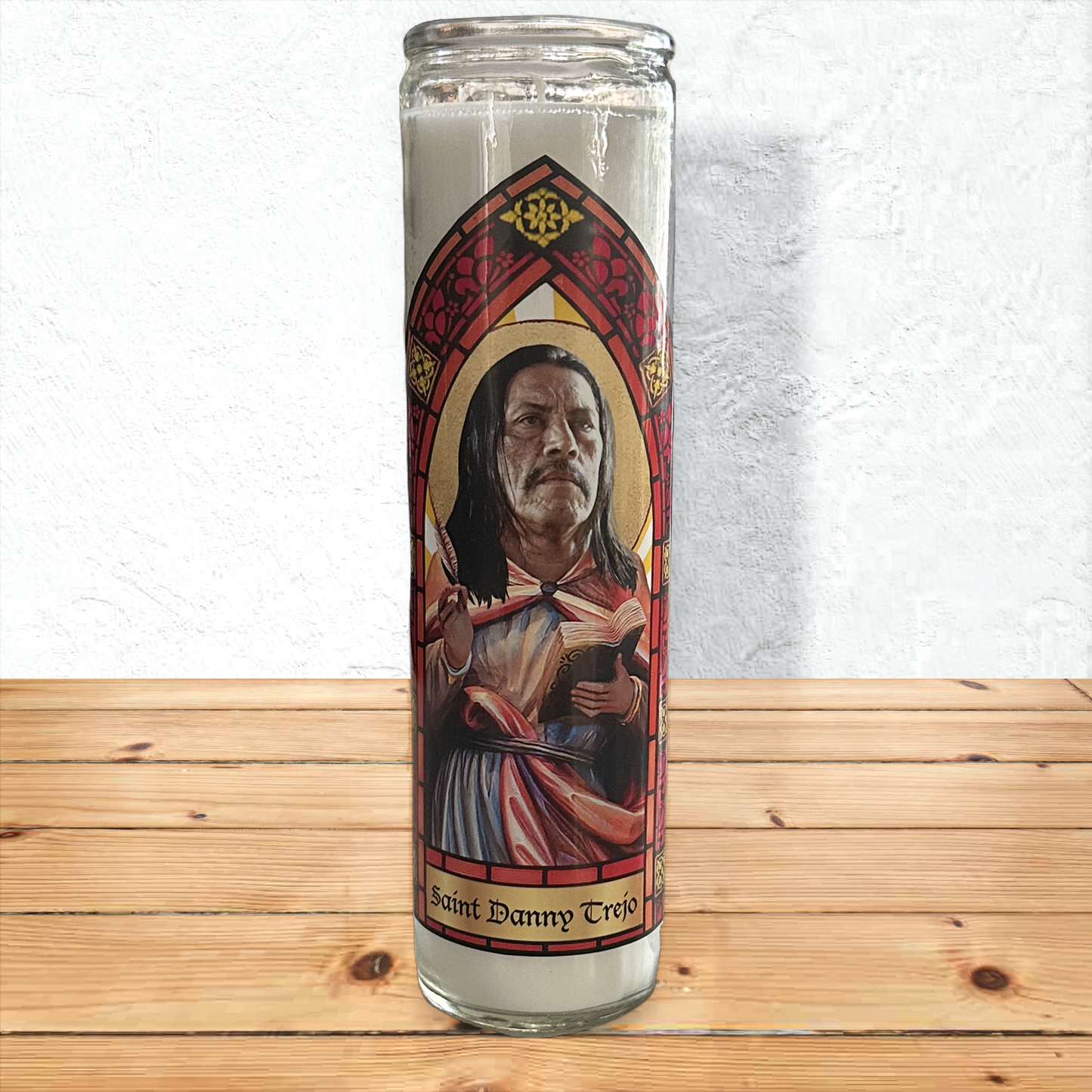 Danny Trejo Parody Illustration Saint Candle