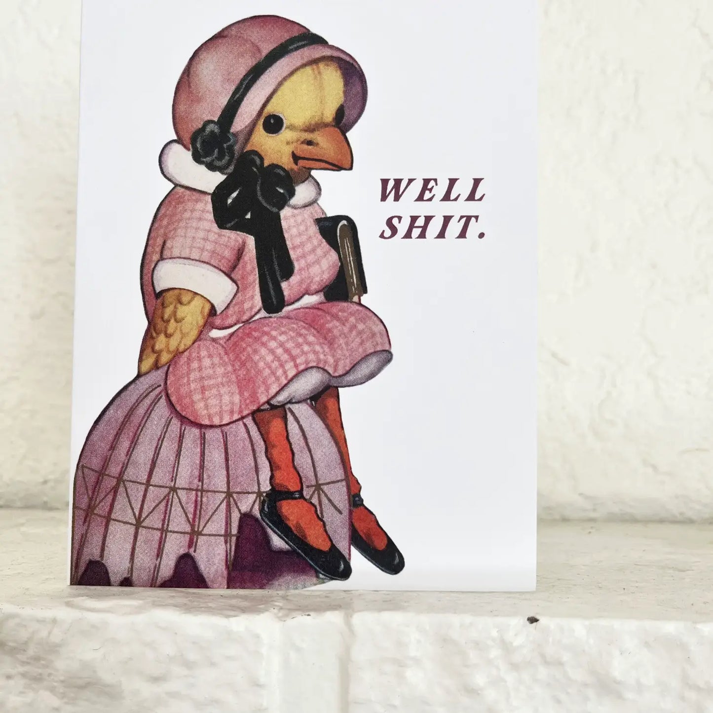 Well Shit Duck Greeting Card