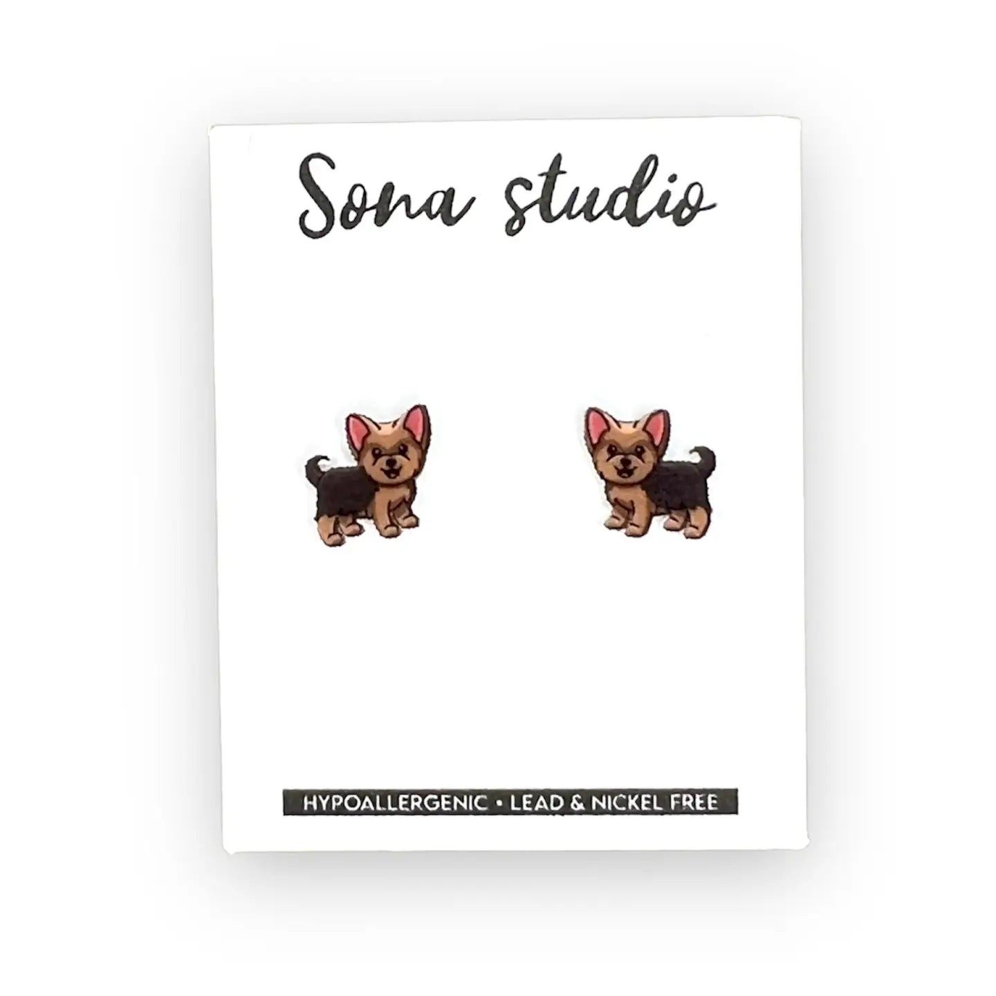 Yorkie Earrings