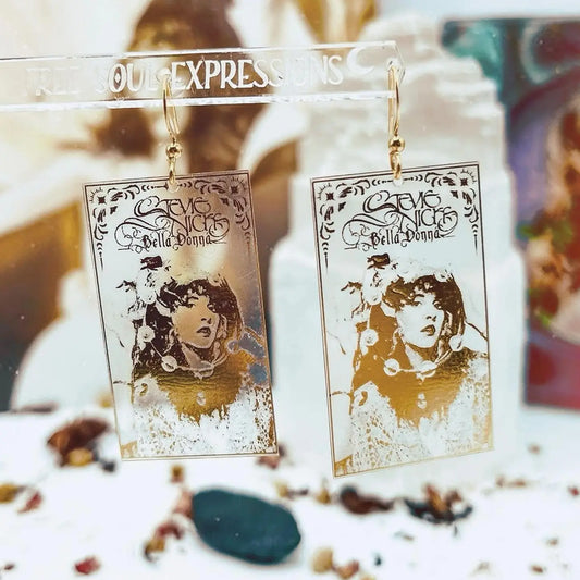 Stevie Nicks Bella Donna Tarot Inspired Earrings