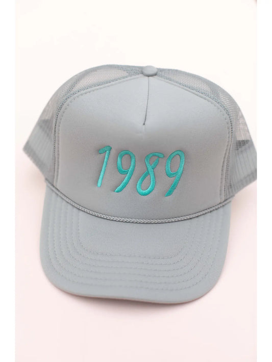 "1989"  EMBROIDERED Mesh Trucker Hat
