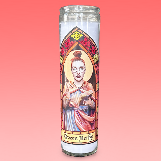 Qveen Herby Parody Illustration Saint Candle