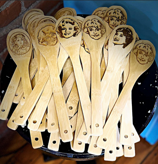 Dolly Parton Custom Wooden Spoon