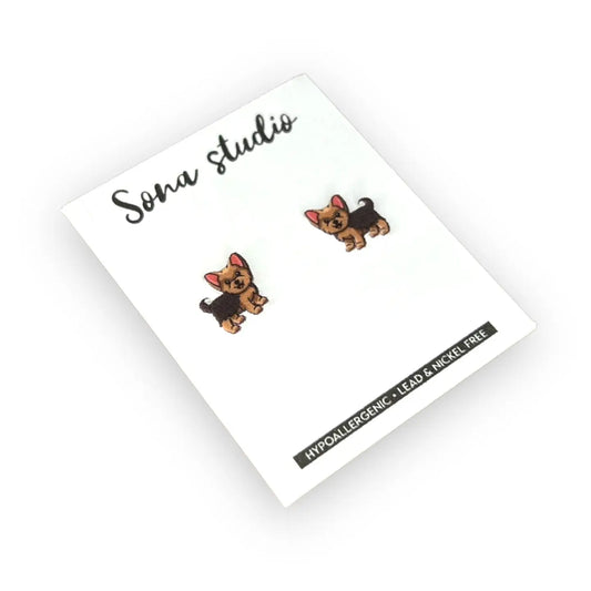 Yorkie Earrings