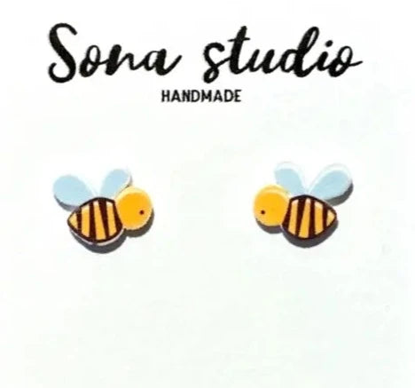 Bumble Bee Earrings