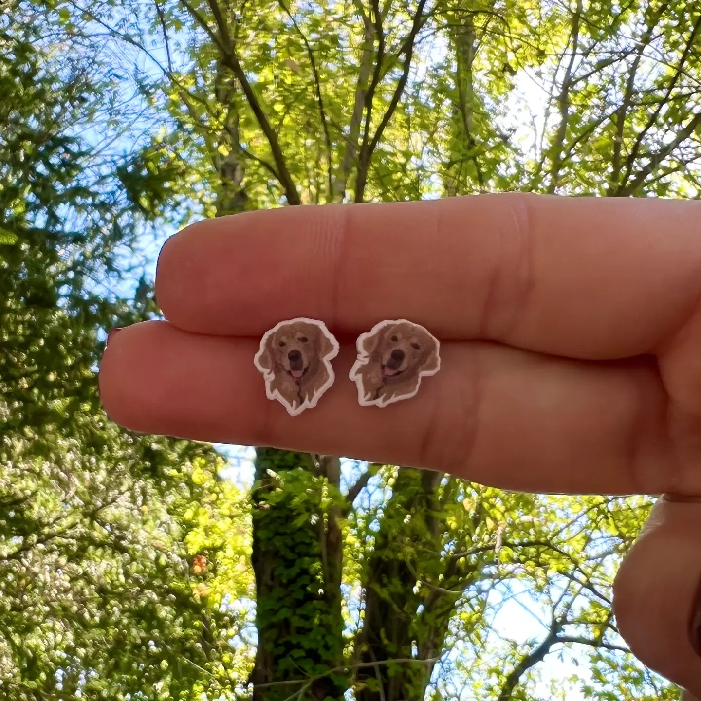 Golden Retriever Earrings