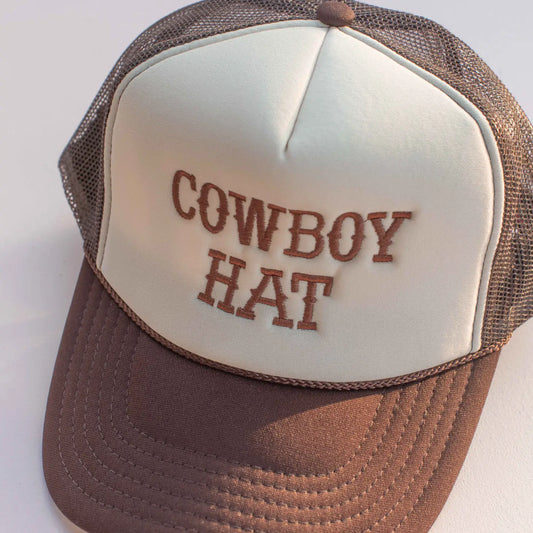 Embroidery Cowboy Hat Western Trucker Hat Cap