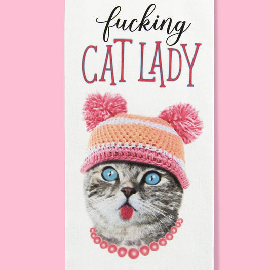 F*cking Cat Lady Dishtowel