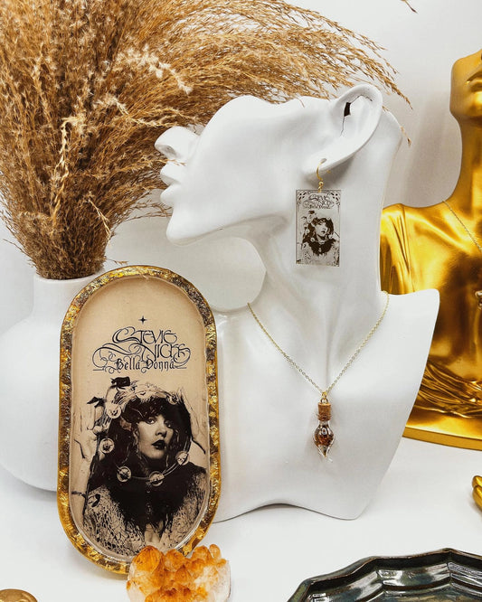 Stevie Nicks the High Priestess Tarot Inspired Earrings