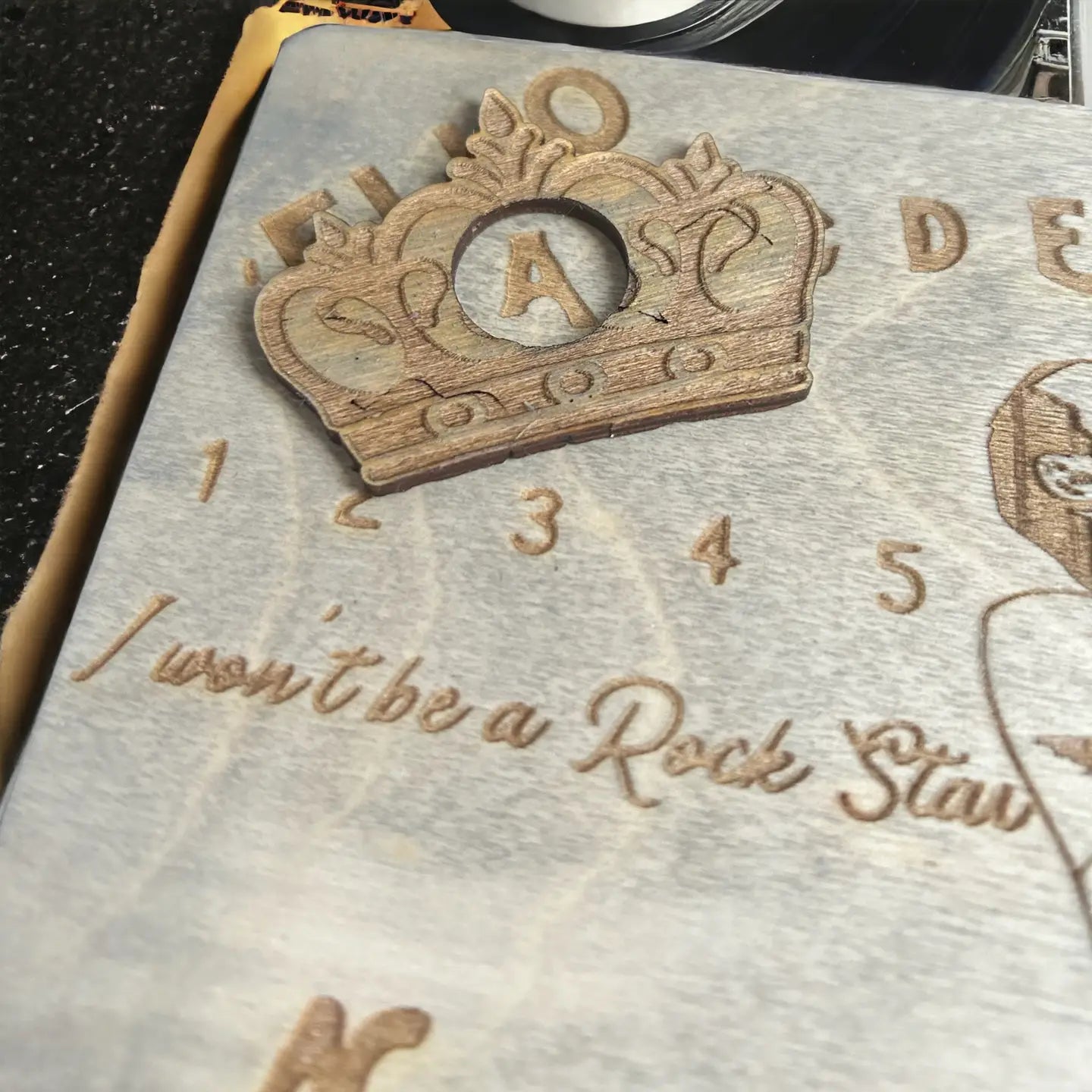 Handmade Freddie Mercury Ouija Board