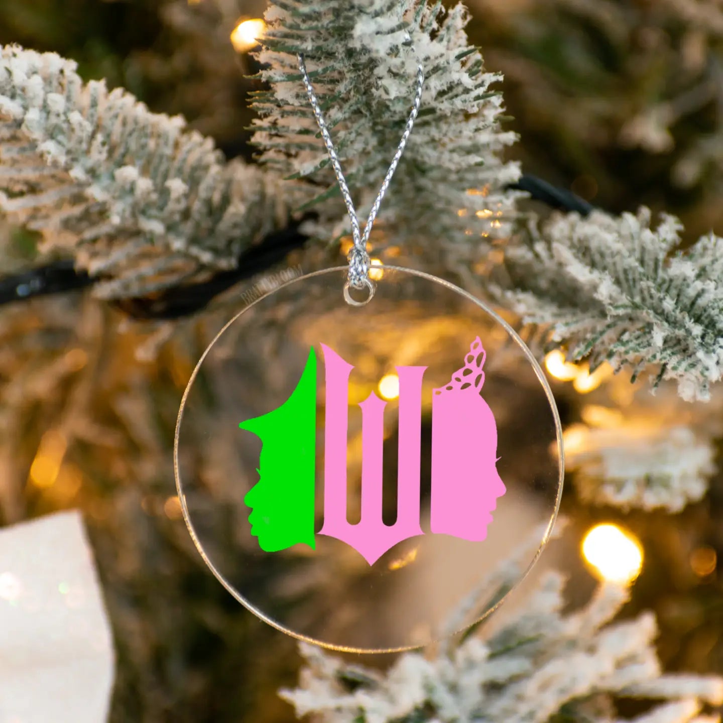 Wicked Inspired Christmas Ornament