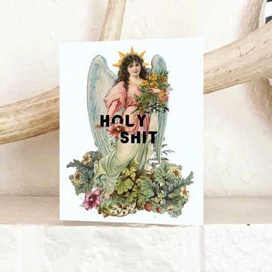 Holy Shit Greeting Card
