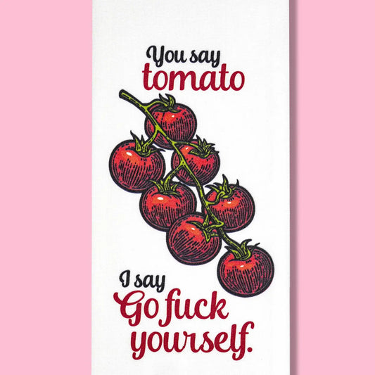 You Say Tomato Dishtowel