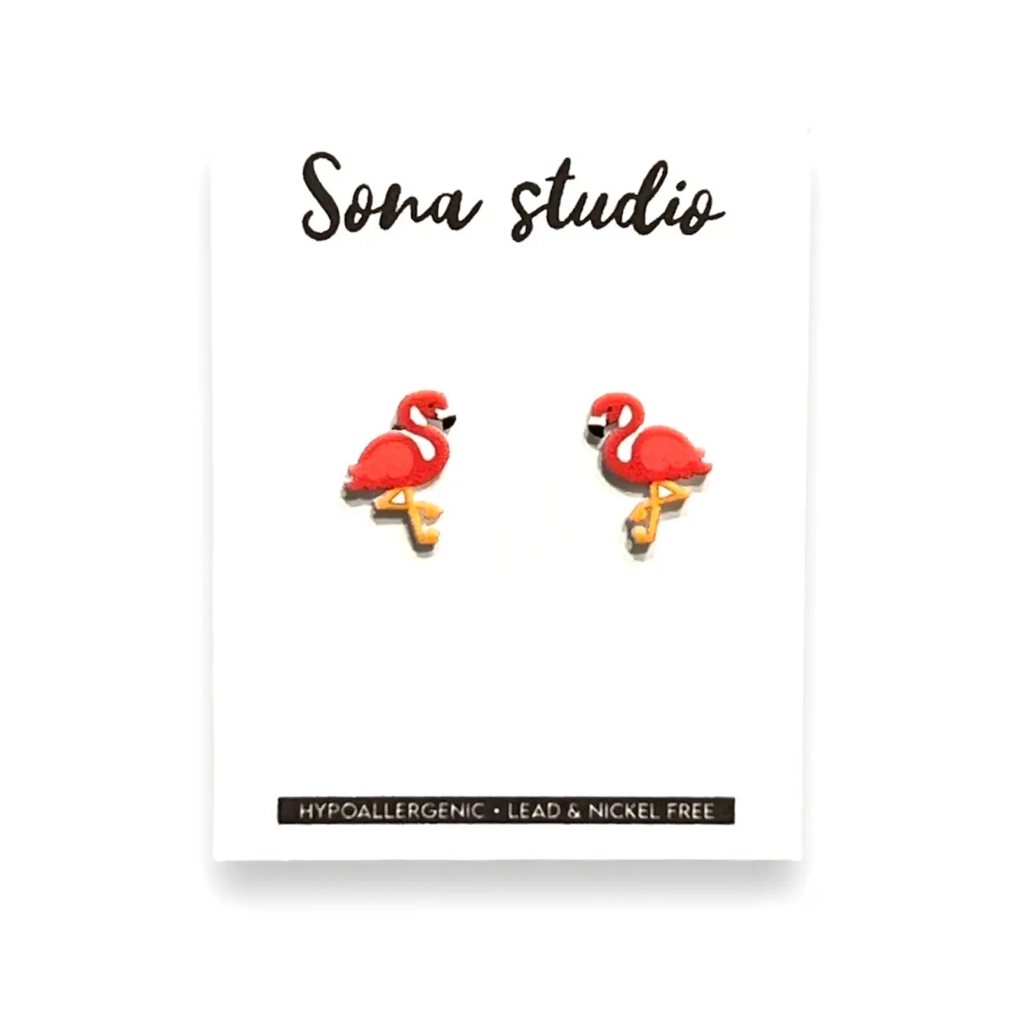 Flamingo Earrings