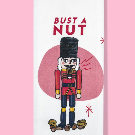 Bust A Nut Dishtowel