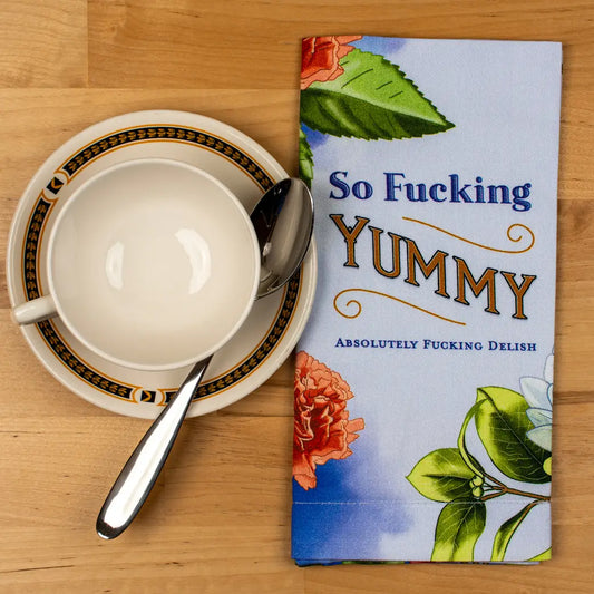 So Fucking Yummy Cloth Dinner Napkin-Set of 4