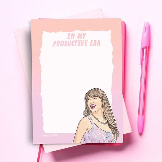 Taylor "Productive Era" Notepad