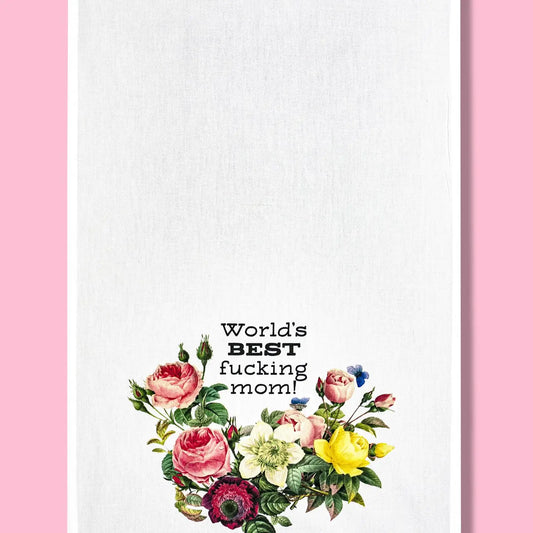 World's Best F*cking Mom Dishtowel