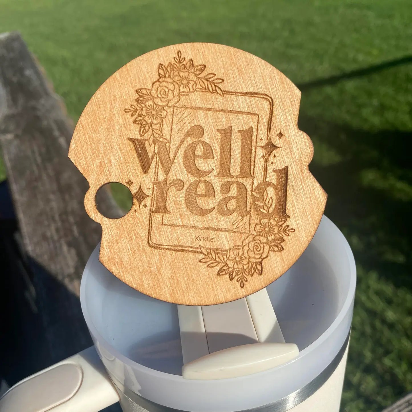 "Well Read" Tumbler Topper