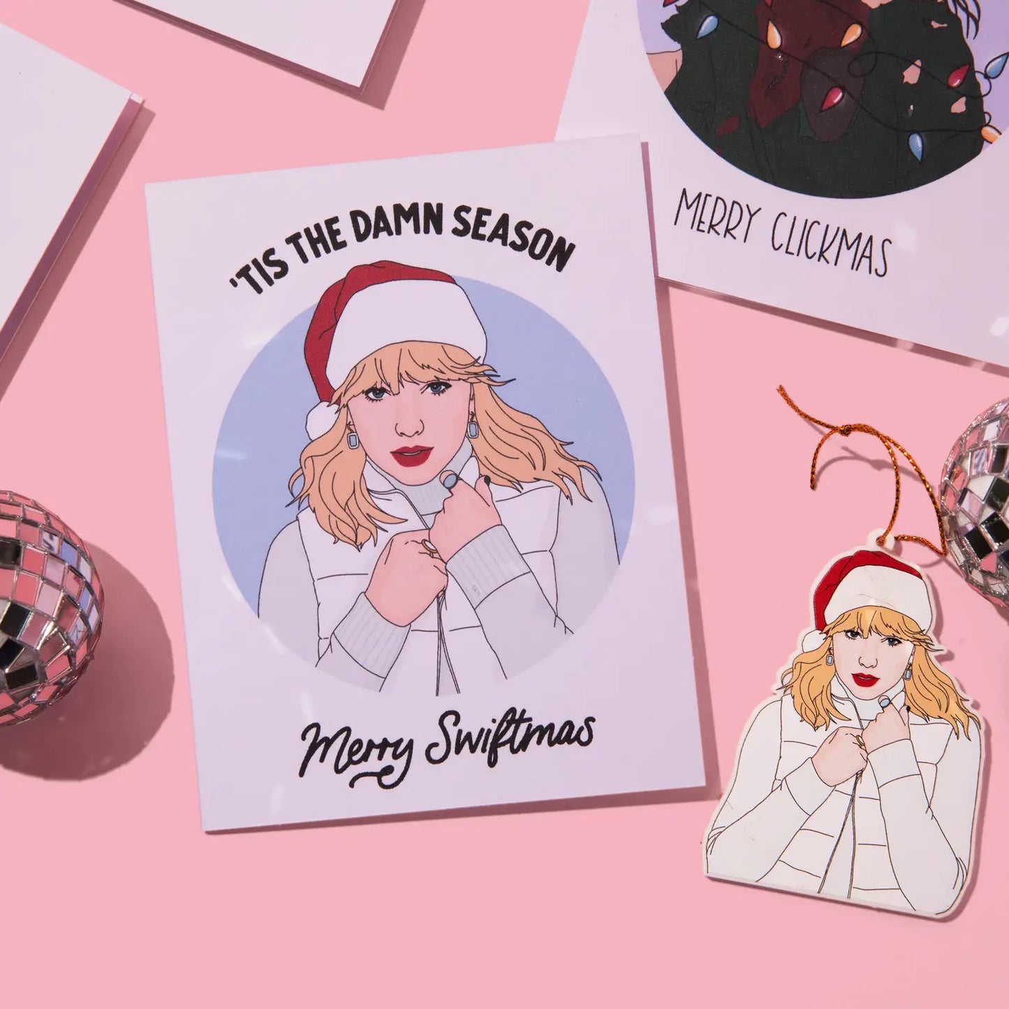 'Tis the Damn Season Taylor Christmas Card