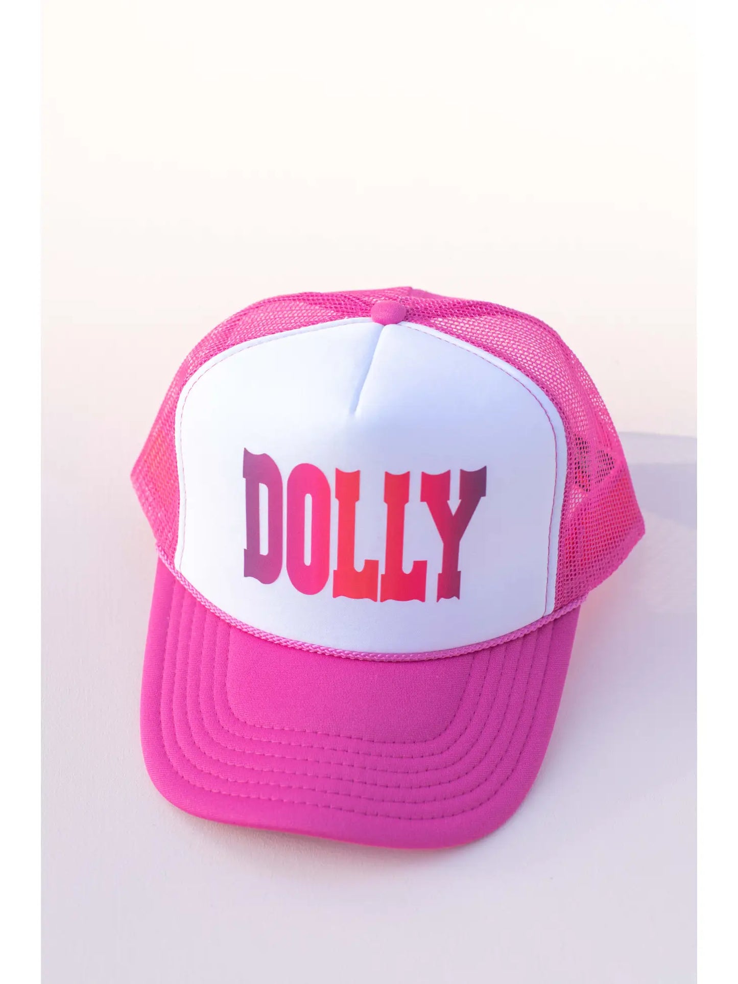 Dolly Trucker Hat Pink