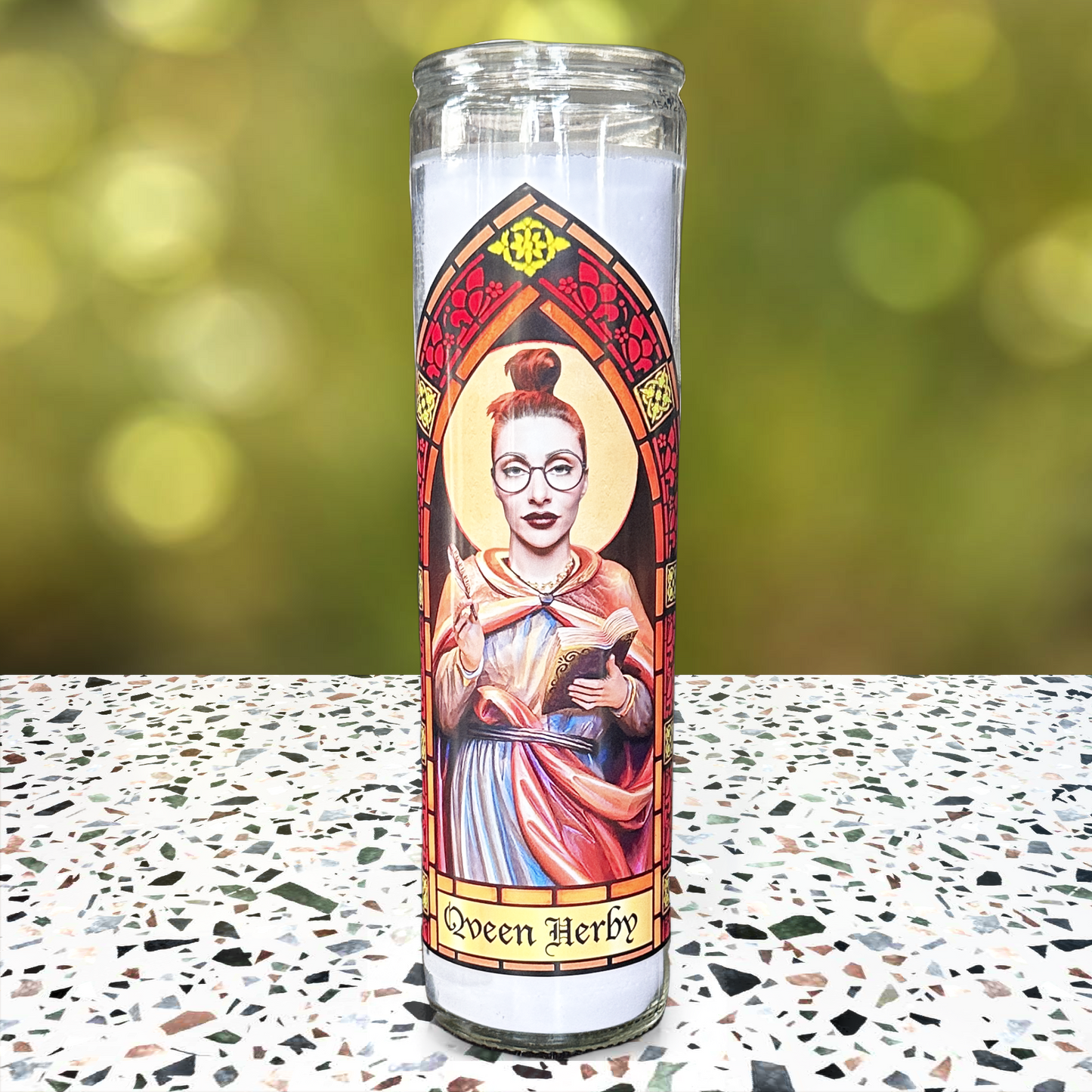 Qveen Herby Parody Illustration Saint Candle