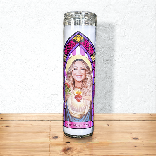 Mariah Carey Parody Illustration Saint Candle