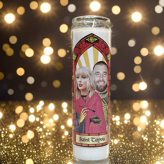 Taylor “Tayvis” Parody Illustration Saint Candle