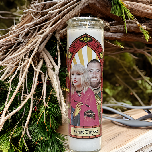 Taylor “Tayvis” Parody Illustration Saint Candle