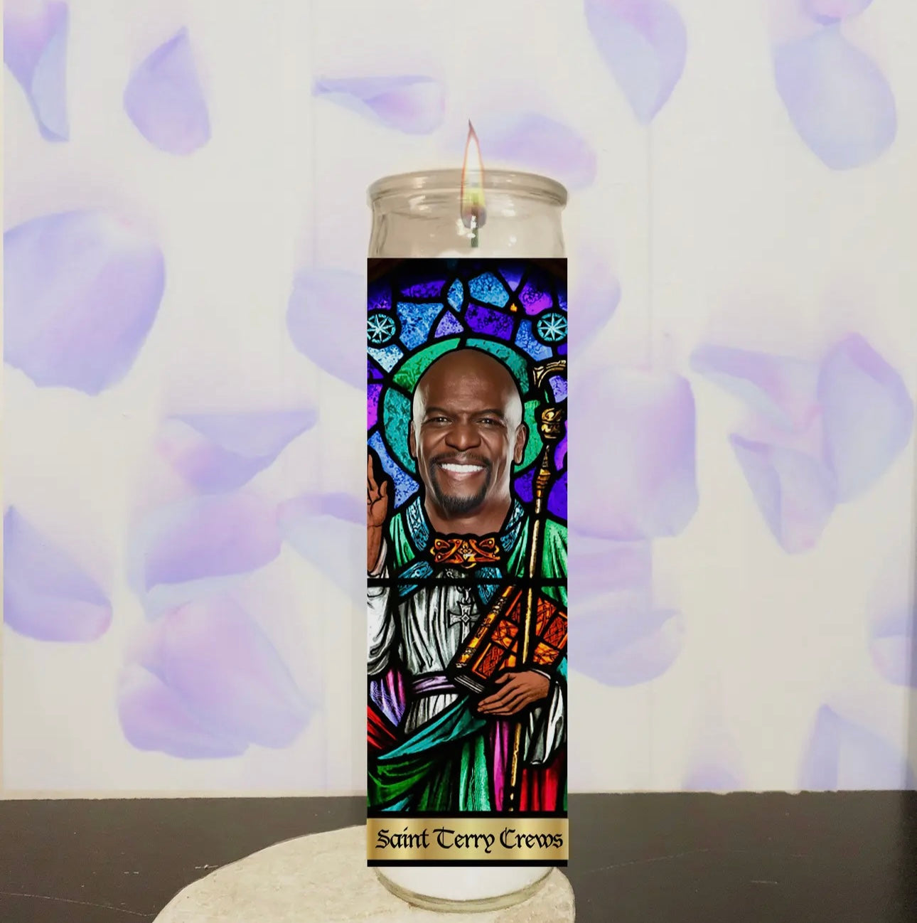 Terry Crews Parody Illustration Saint Candle