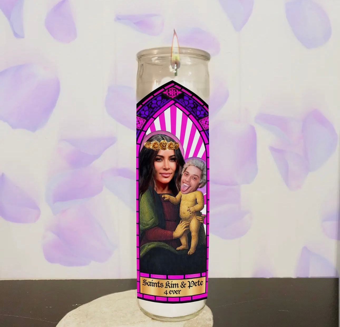 Pete Davidson Parody Illustration Saint Candle