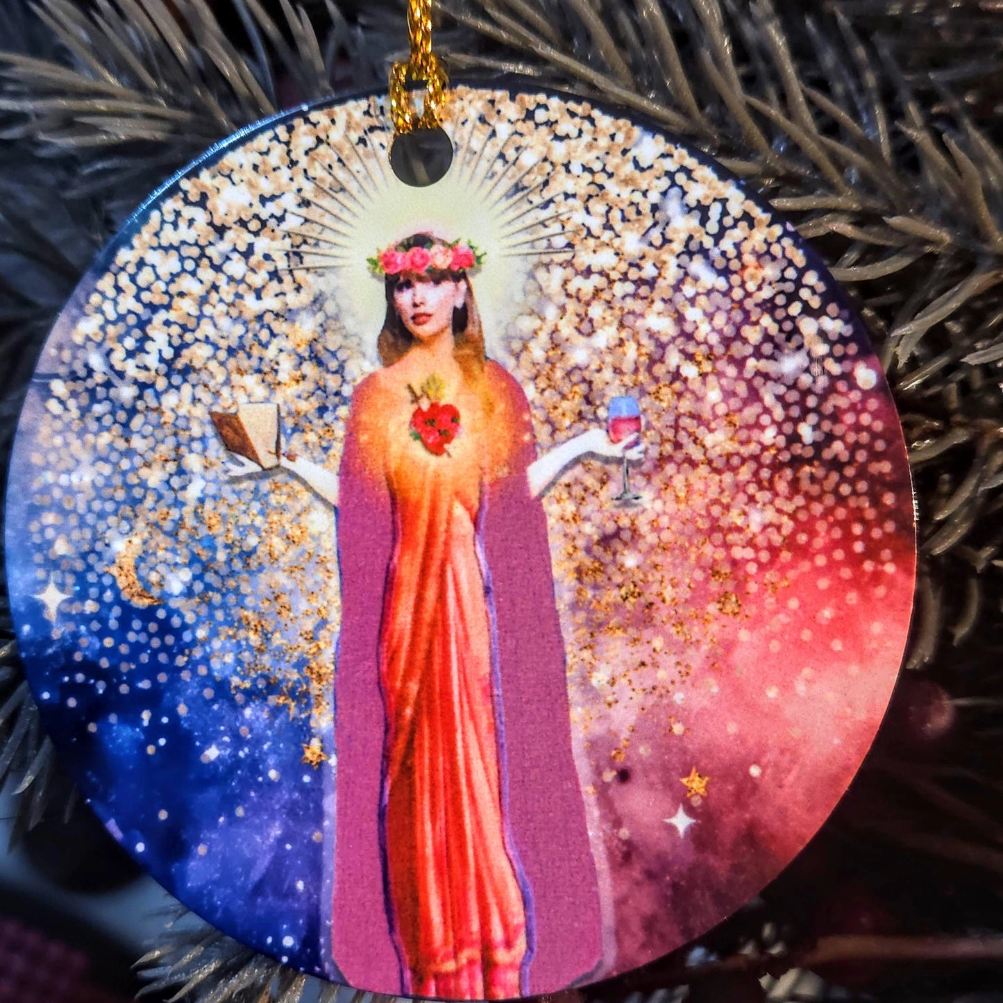 Saint Swift Christmas Taylor Inspired Ornament/Car Decor