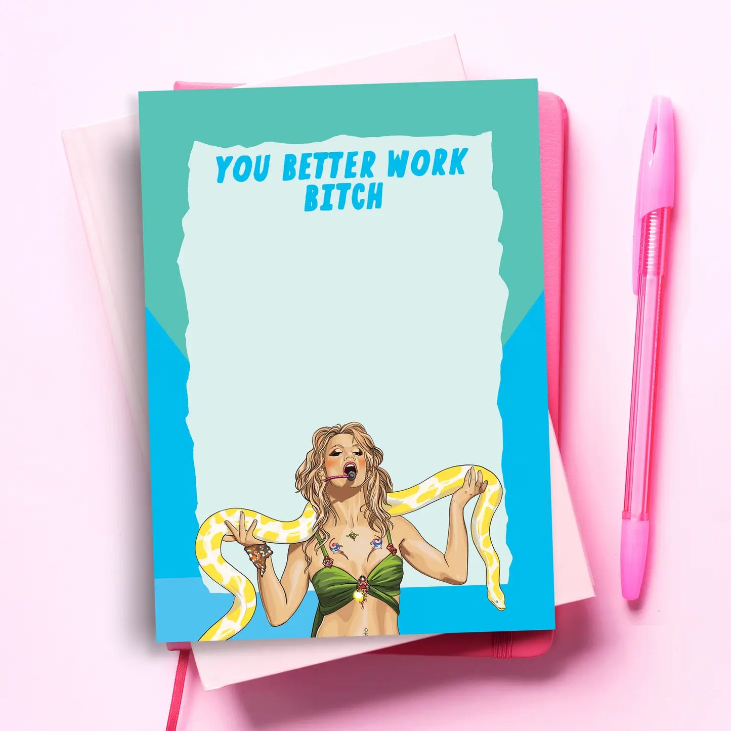 Britney "Work Bitch" Notepad