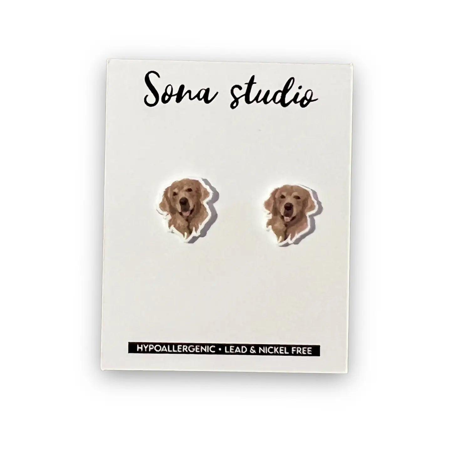 Golden Retriever Earrings