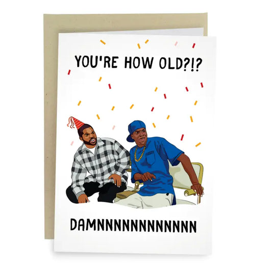 Friday "Damn" Birthday Card