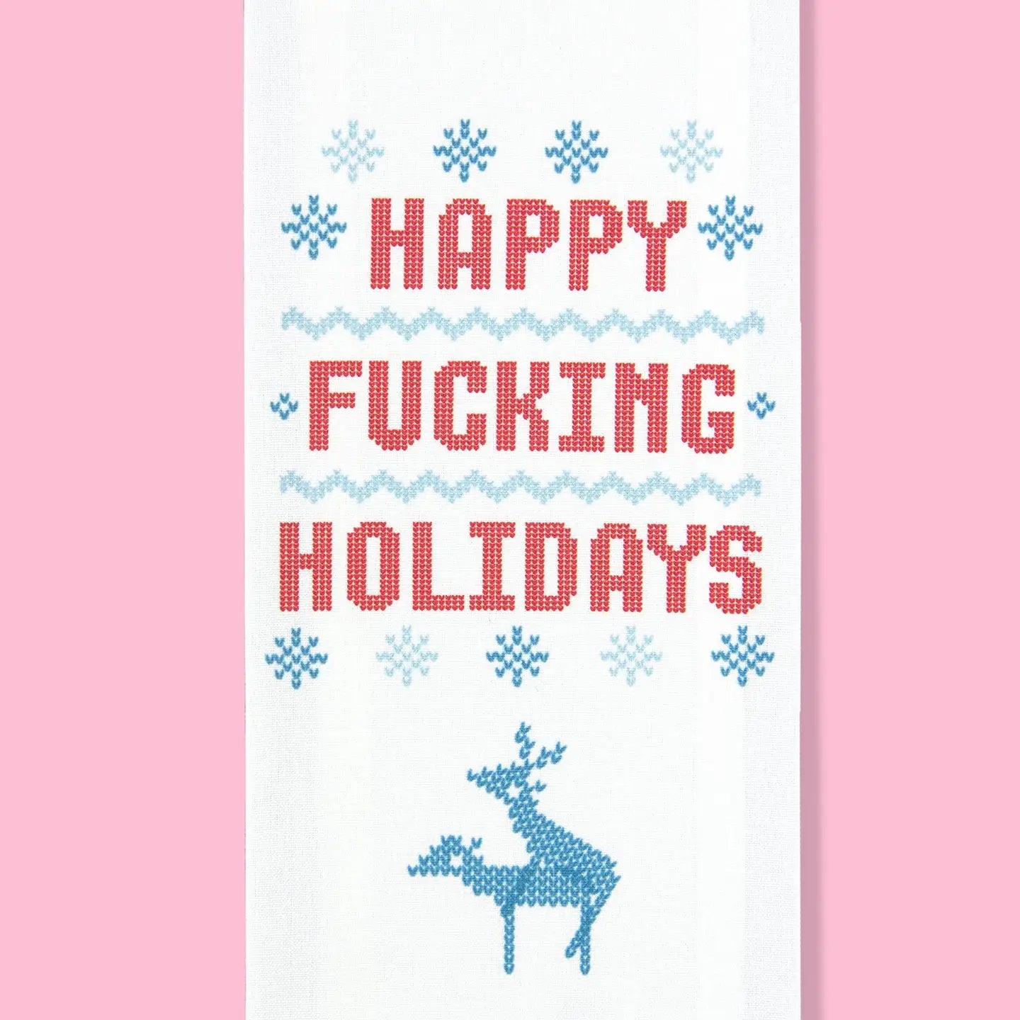 Happy F*cking Holidays Dishtowel