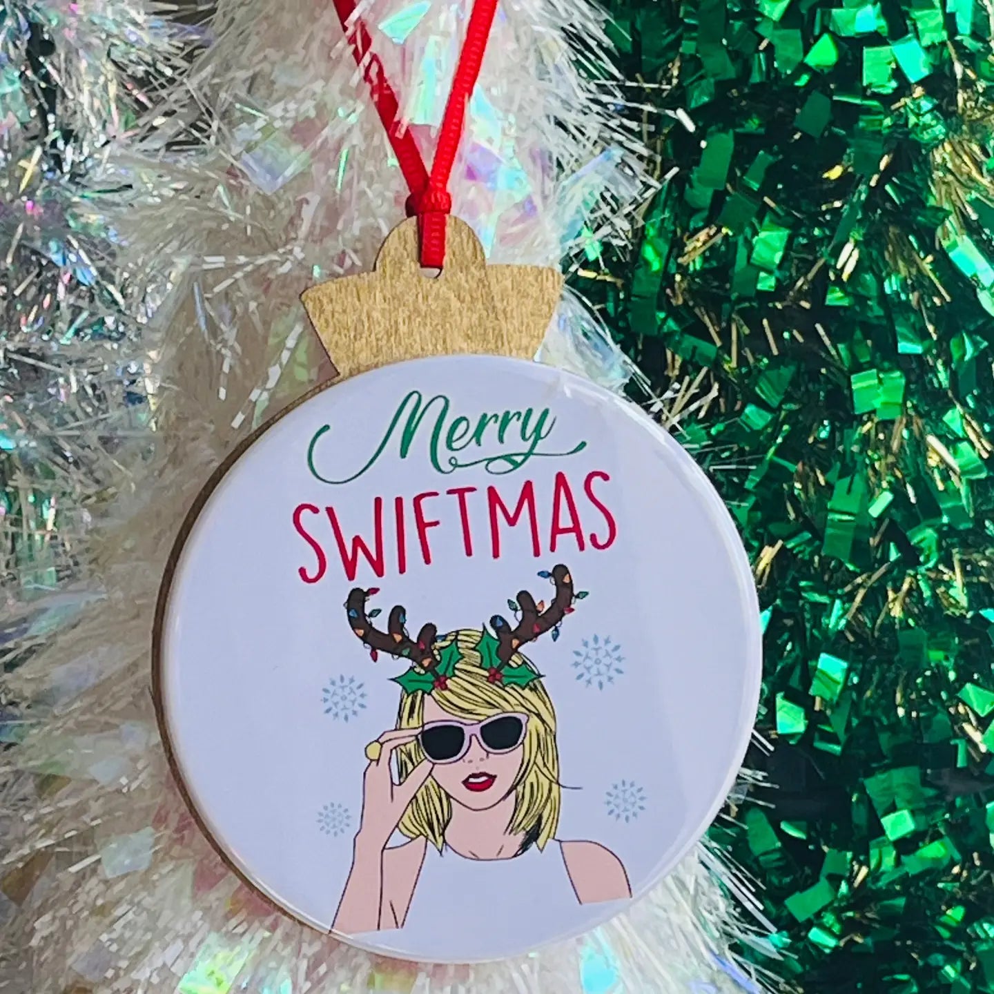 Merry Swiftmas Christmas Ornament