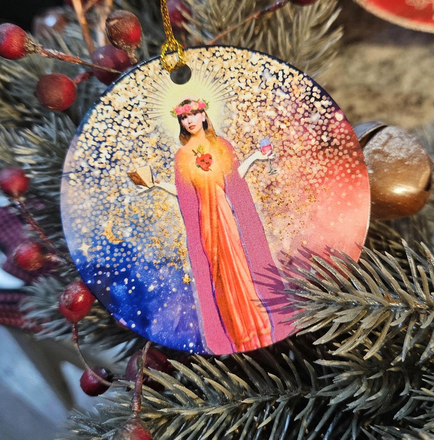 Saint Swift Christmas Taylor Inspired Ornament/Car Decor