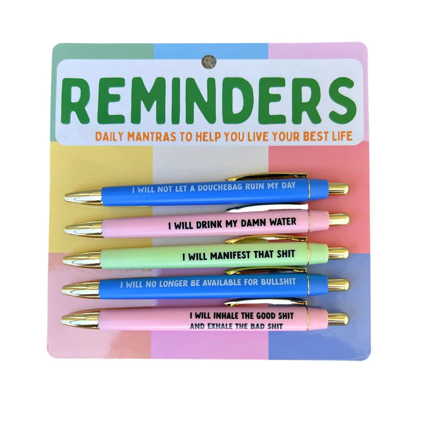 Reminders Hilarious Pen Set