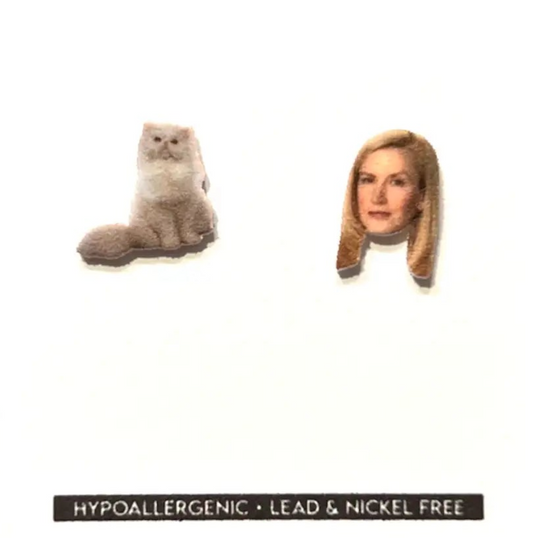 The Office Cat Lady Earrings