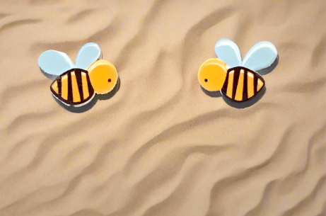 Bumble Bee Earrings