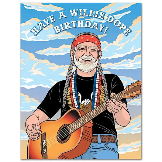 Willie Nelson "Dope" Birthday Card